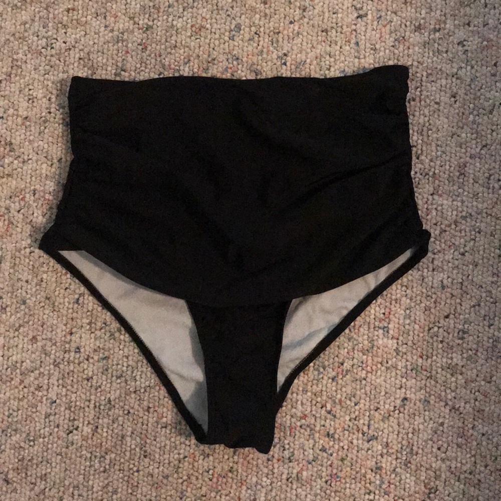 NEVER worn high waisted bikini bottom